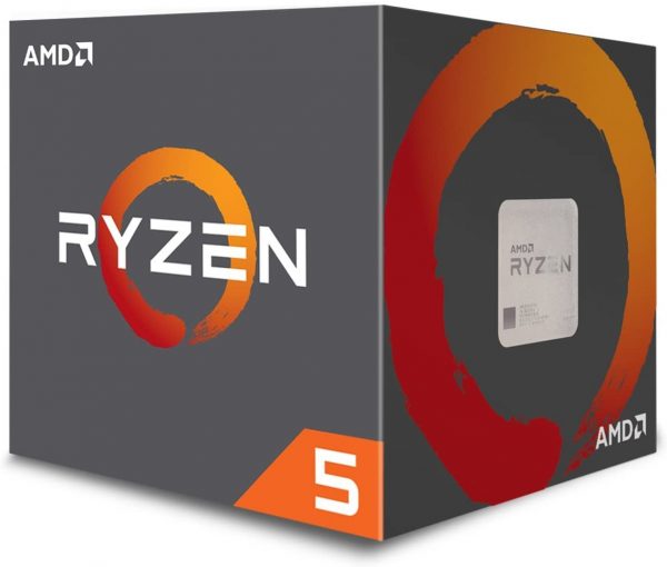 AMD Ryzen 5 2600 6-cores up to 3.9 GHz AM4 Processor with Cooler YD2600BBAFBOX