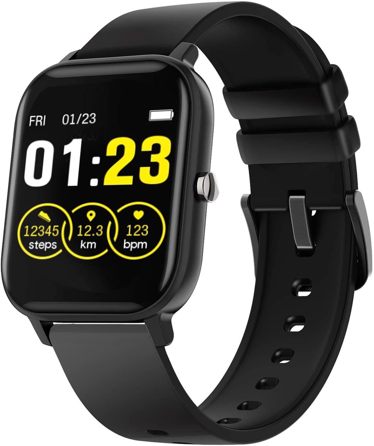 Android Smart Watch, iPhone Compatible Smartwatch for Women Men Fitness