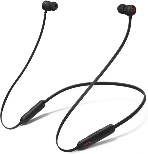 Beats Flex Wireless Earphones – Apple W1 Headphone Chip, Magnetic Earbuds, Class 1 Bluetooth, 12 Hours of Listening Time – Black (Latest Model)