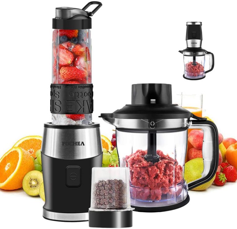 Fochea Blender and Food Processor Combo | 3-in-1 Mixer Blender & juicer