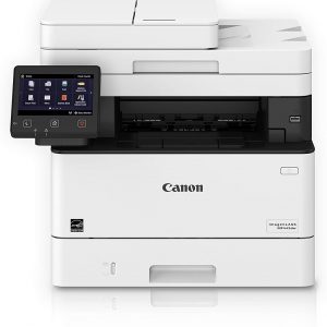 Canon Imageclass MF445dw – All In One, Wireless, Mobile Ready Duplex Laser Printer, with 3 Year Warranty, White, Amazon Dash Replenishment Ready