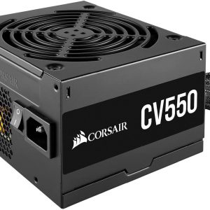 Corsair CV Series, CV550, 550 Watt, 80+ Bronze Certified, Fixed Cable Power Supply (CP-9020210-NA)