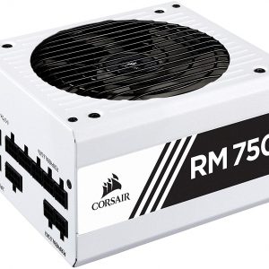 Corsair RMX White Series (2018), RM750x, 750 Watt, 80+ Gold Certified, Fully Modular Power Supply – White