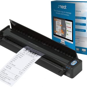 Fujitsu ScanSnap iX100 Mobile Scanner Powered with Neat, 1 Year Neat Premium License