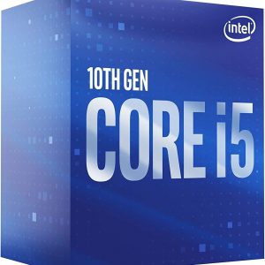Intel Core i5-10400 Desktop Processor 6 Cores up to 4.3 GHz  LGA1200 (Intel 400 Series Chipset) 65W, Model Number: BX8070110400