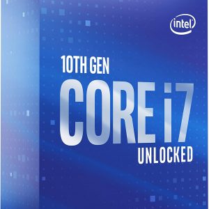 Intel Core i7-10700K Desktop Processor 8 Cores up to 5.1 GHz Unlocked  LGA1200 (Intel 400 Series Chipset) 125W (BX8070110700K)