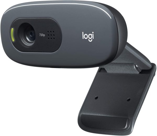 Logitech 960-000694 C270 Desktop or Laptop Webcam, HD 720p Widescreen for Video Calling and Recording