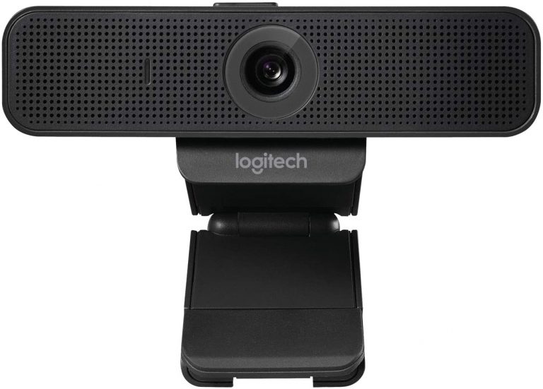 Logitech C925-e Webcam with HD Video and Built-In Stereo Microphones – Black