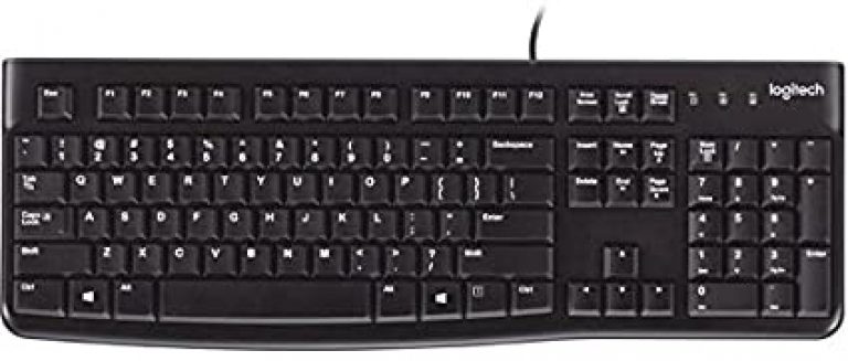 Logitech K120 Ergonomic Desktop USB Wired Keyboard