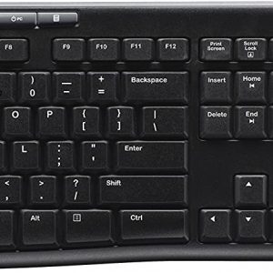 Logitech MK270 Wireless Keyboard and Mouse Combo – Keyboard and Mouse Included, 2.4GHz Dropout-Free Connection, Long Battery Life (Frustration-Free Packaging)