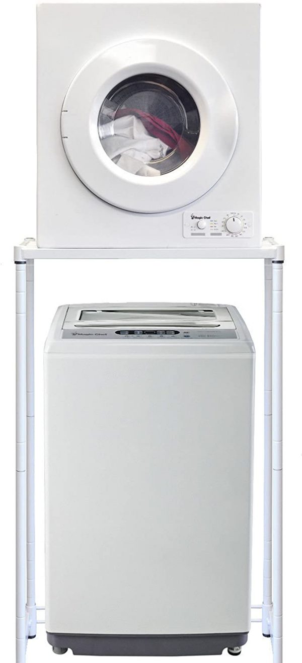 Magic Chef Compact Portable 1.6 cu ft. Top Load Washing Machine Bundle