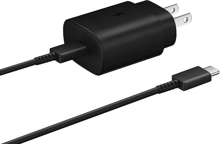 Samsung 25W USB-C Super Fast Charging Wall Charger – Black (US Version with Warranty)