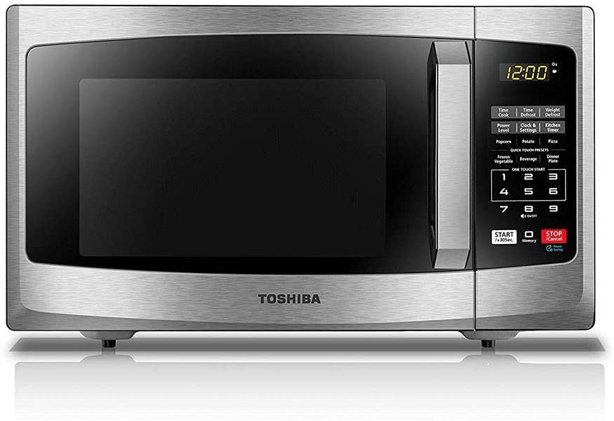 Toshiba EM925A5A-SS Microwave Oven with Sound On/Off ECO Mode and LED
