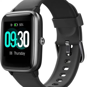 Willful Smart Watch for Android Phones and iOS Phones Compatible iPhone Samsung, IP68 Swimming Waterproof Smartwatch Fitness Tracker Fitness Watch Heart Rate Monitor Smart Watches for Men Women Black