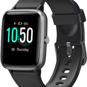 YAMAY Smart Watch Fitness Tracker Watches for Men Women, Fitness Watch Heart Rate Monitor IP68 Waterproof Digital Watch with Step Calories Sleep Tracker, Smartwatch Compatible iPhone Android Phones