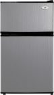 Sunpentown RF-314SS 3.1 cu.ft. Double Door Refrigerator with Energy Star-Stainless Steel, Cubic Feet, Gray